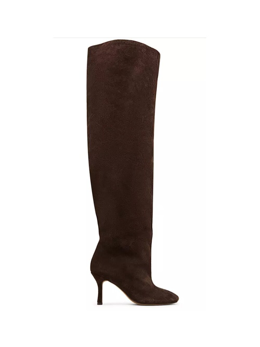 NWOT/NIB Steve Madden Stovepipe Over-The-Knee Round Toe Boots Brown Suede US 8